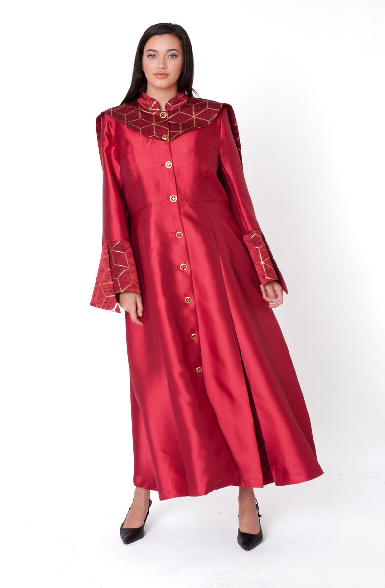 Geometric Yoke Clergy Robe – 41082 – Tally Taylor