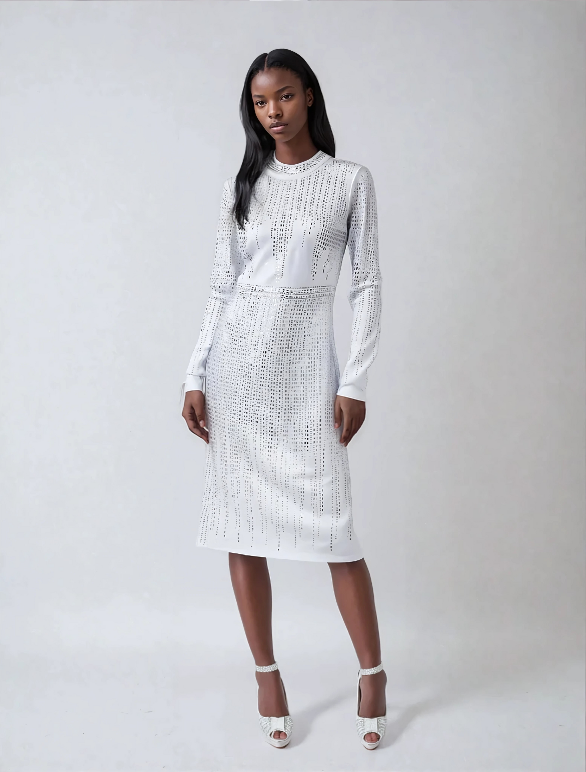 Elegant Embellished Midi Dress for Women – Tally Taylor