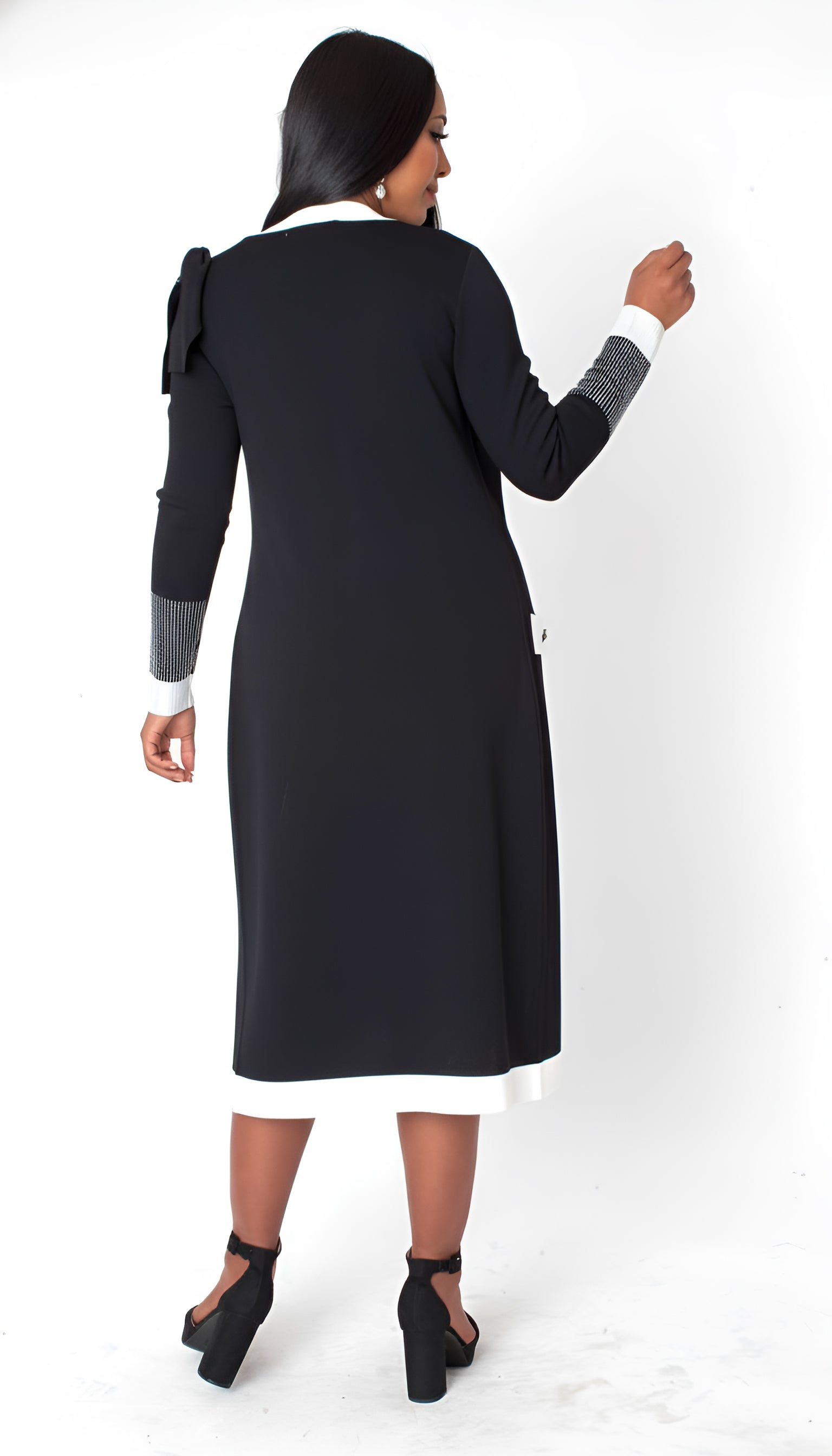 Camille Trim Knit Jacket Dress - 5312 Camille Trim Knit Jacket Dress - 5312