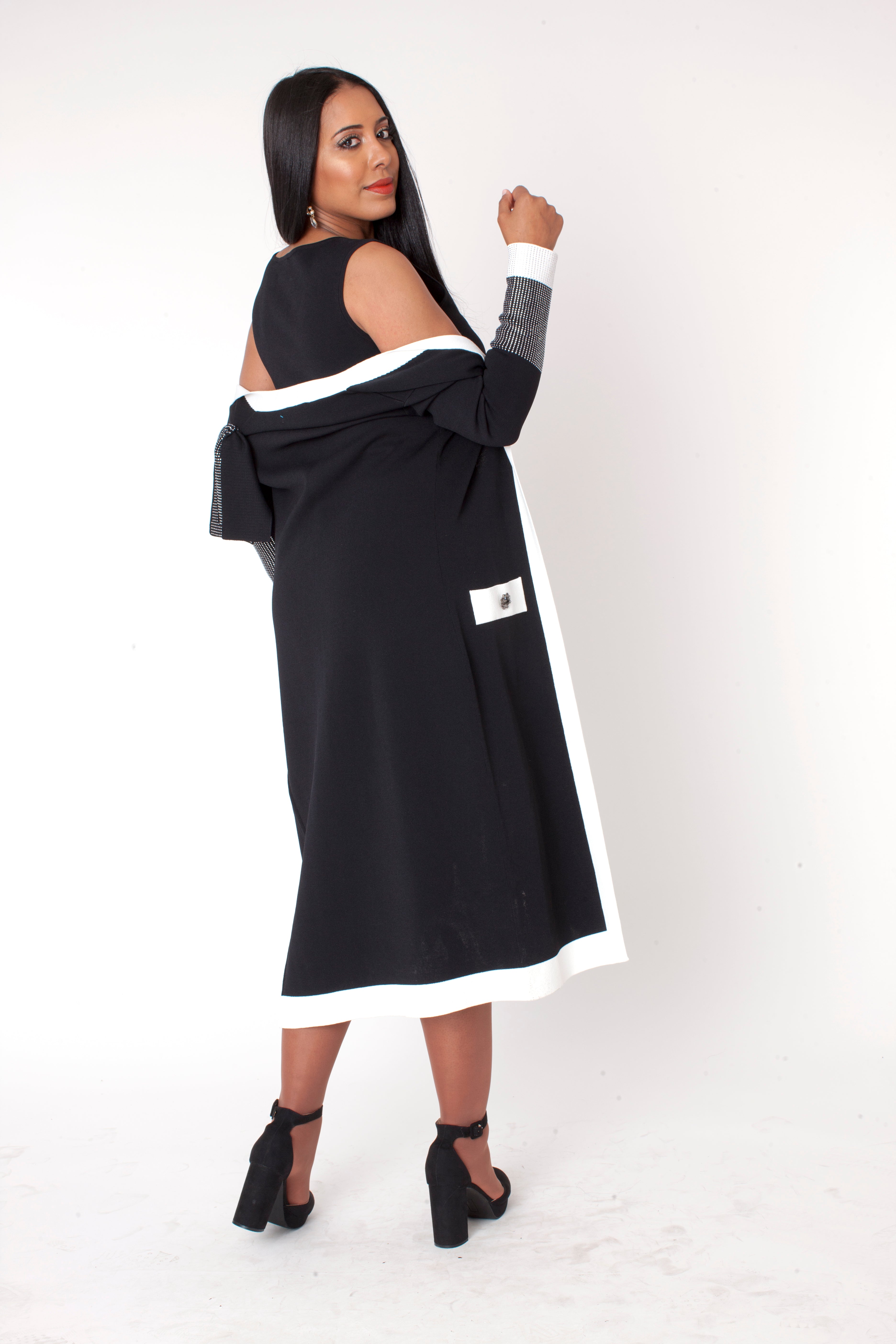 Camille Trim Knit Jacket Dress - 5312 Camille Trim Knit Jacket Dress - 5312