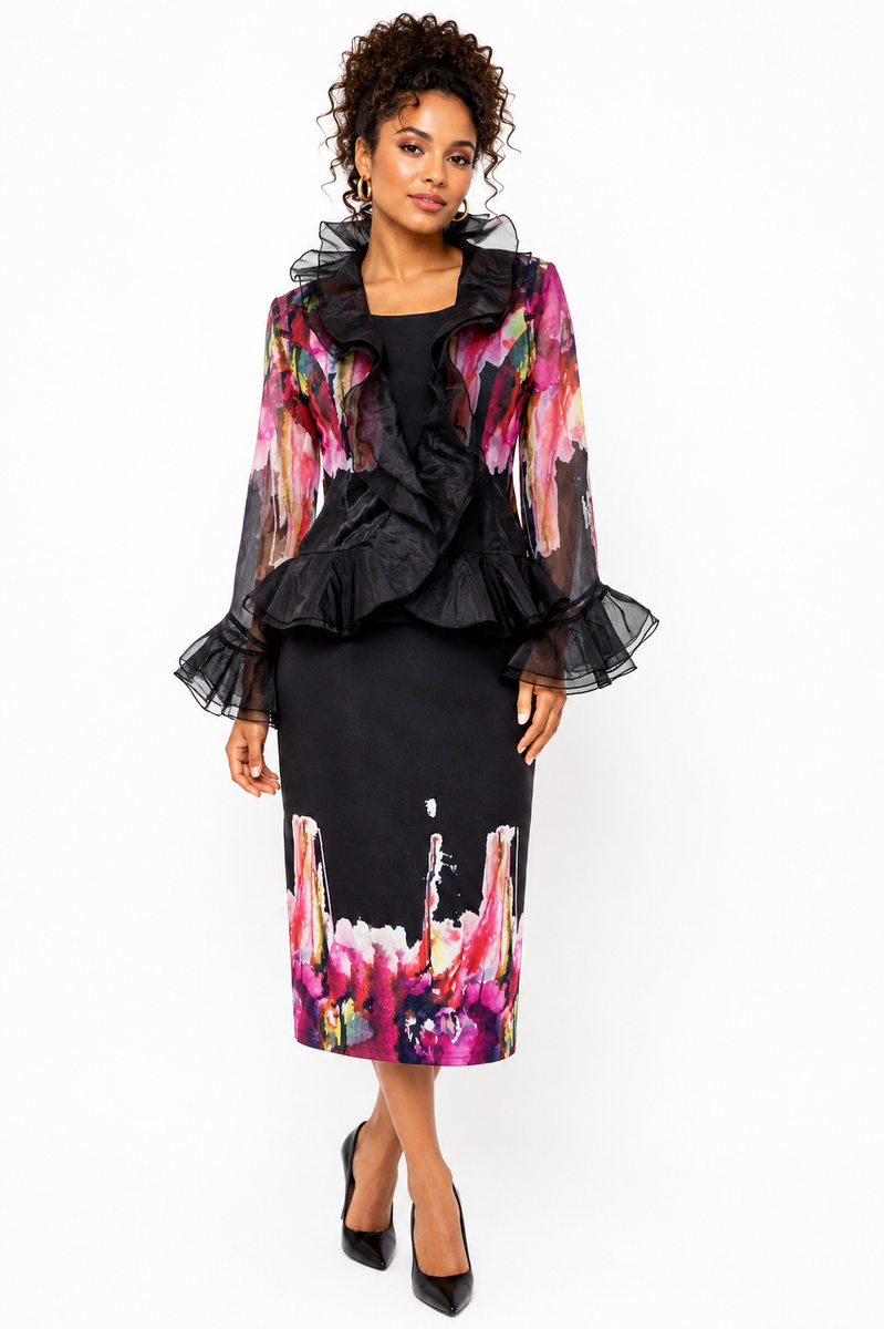 elegant black church dresses Organza 3-Piece Dress Set –4893 – Tally Taylor Mickey Mouse Birthday Outfit Elegant 1 avo65_su30 Size:F (16-18)