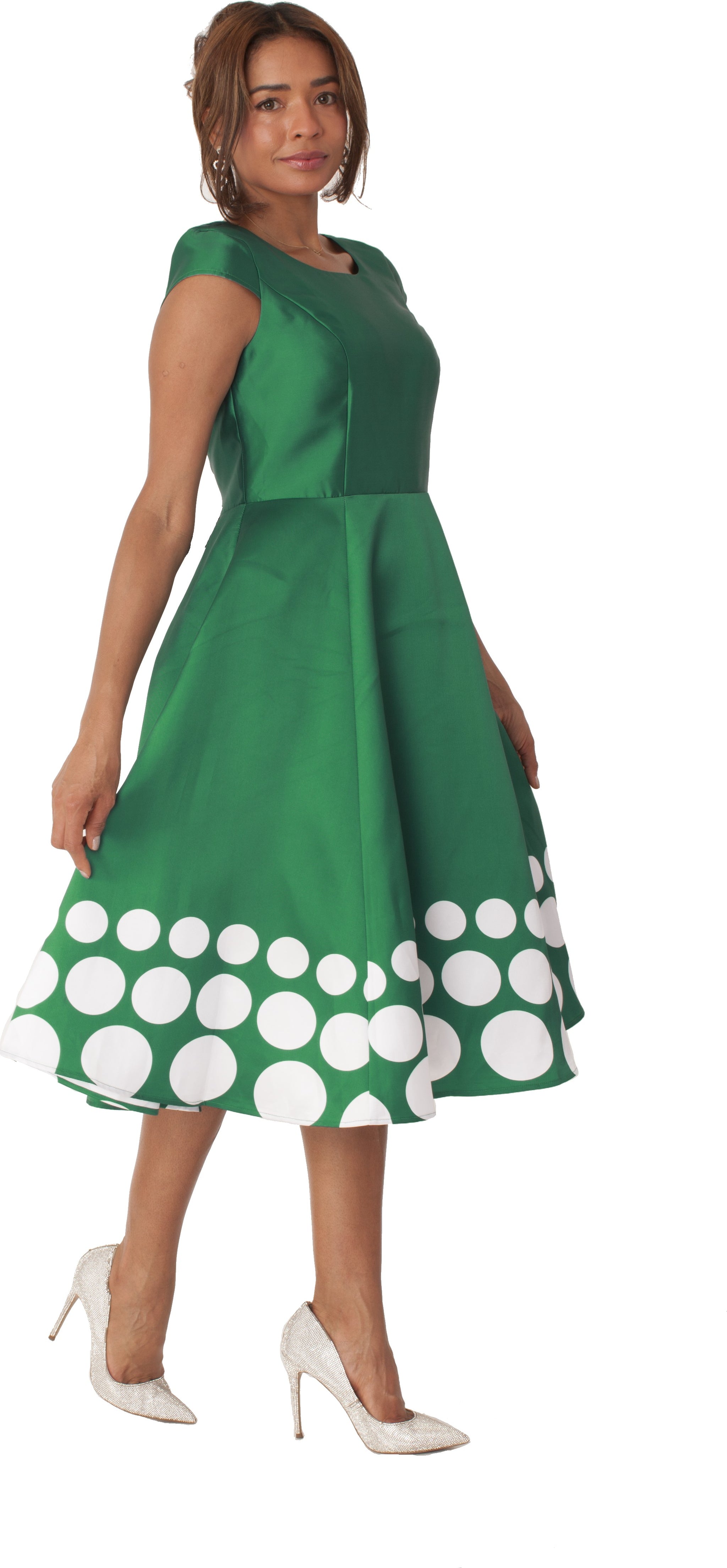 plus-size-polka-dot-flare-