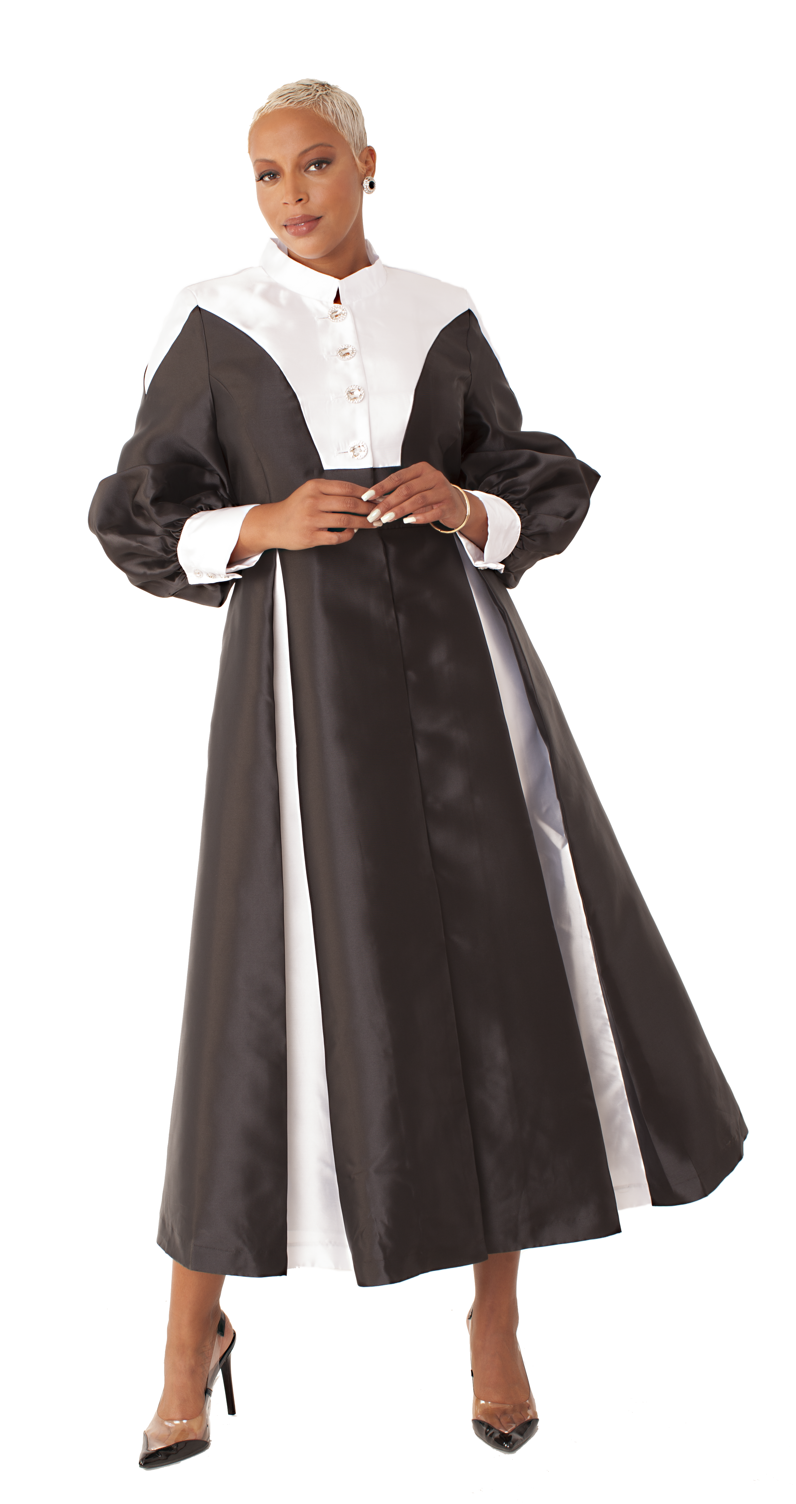 Cassock Style Robe Two-Toned Woven Cassock Robe – Tally Taylor