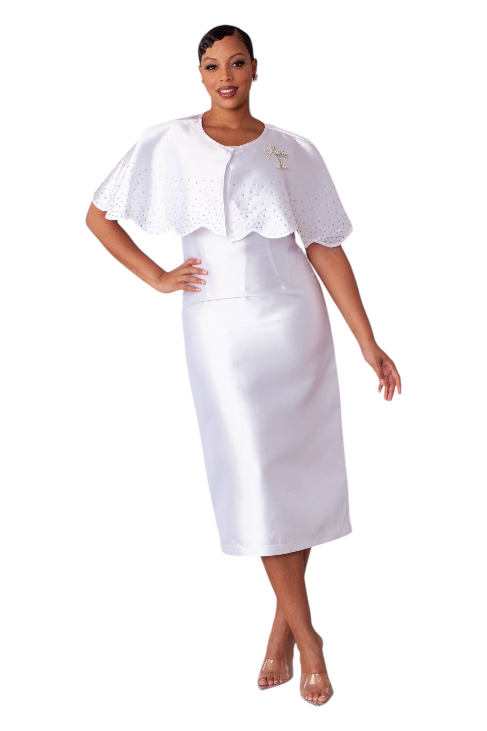 Church Suits with Matching Cape Black / 12 Church Suits with Matching Cape Black / 12
