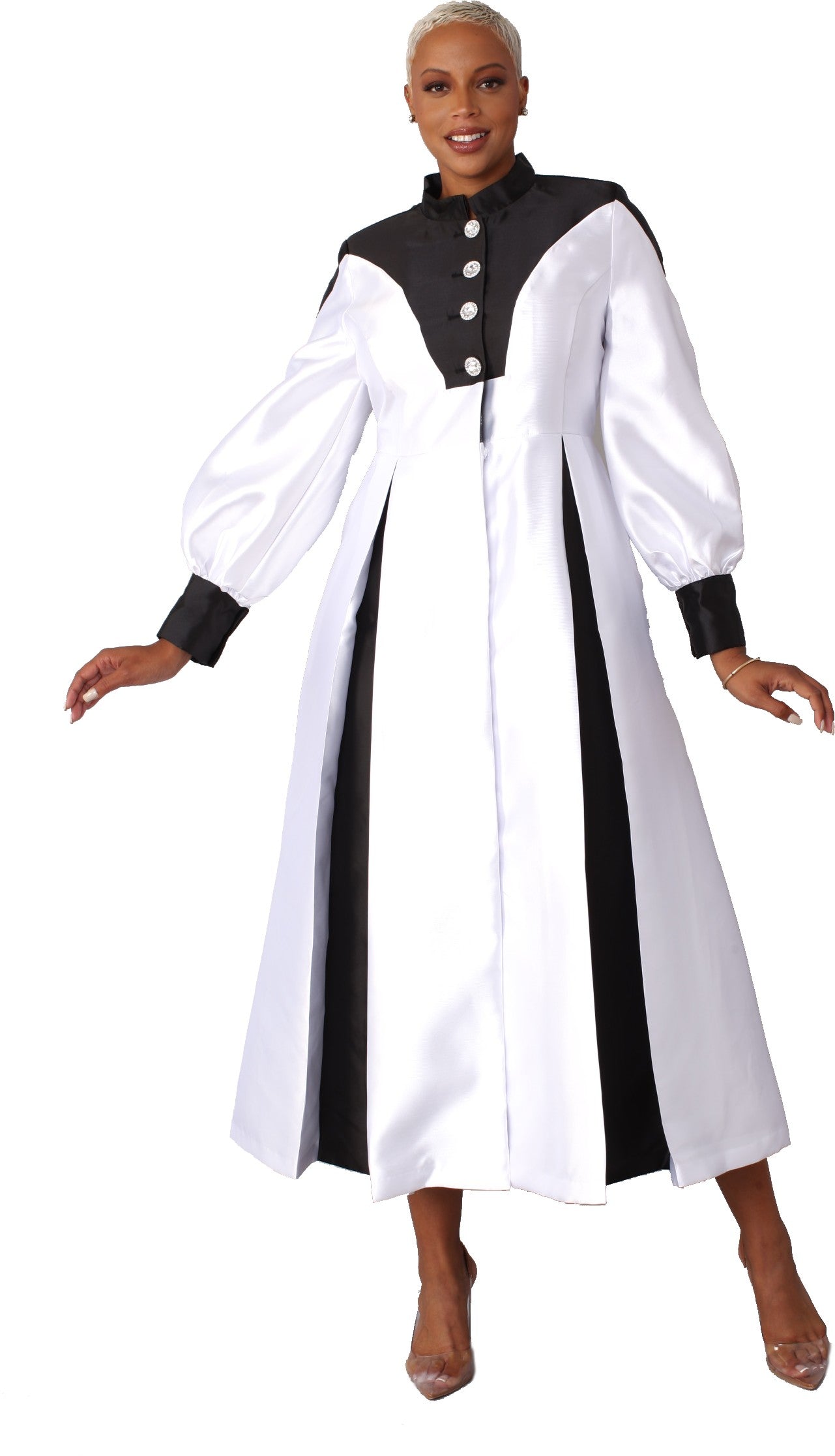 two-toned-woven-cassock-robe-