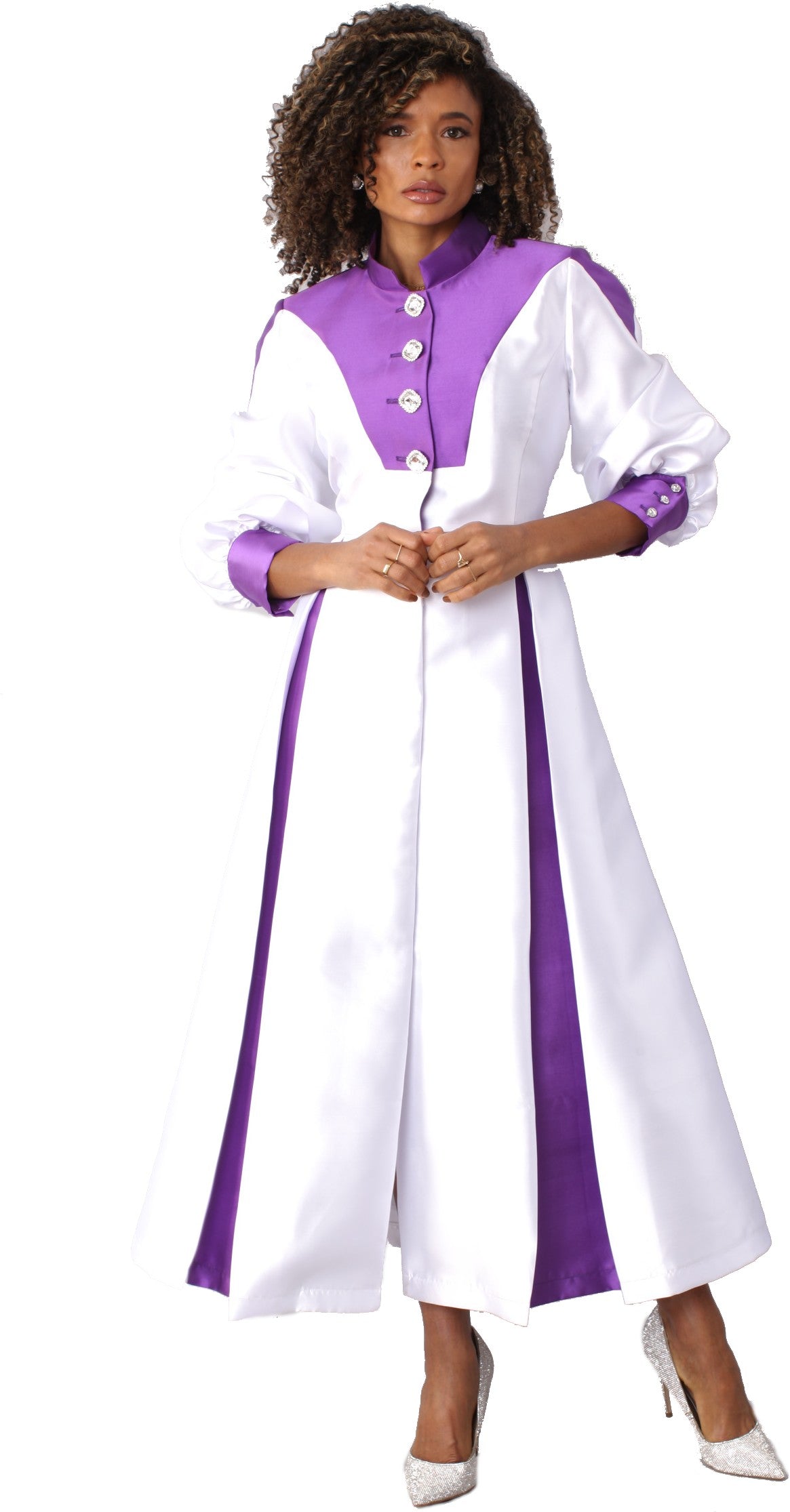 Two-Toned Woven Cassock Robe – Tally Taylor